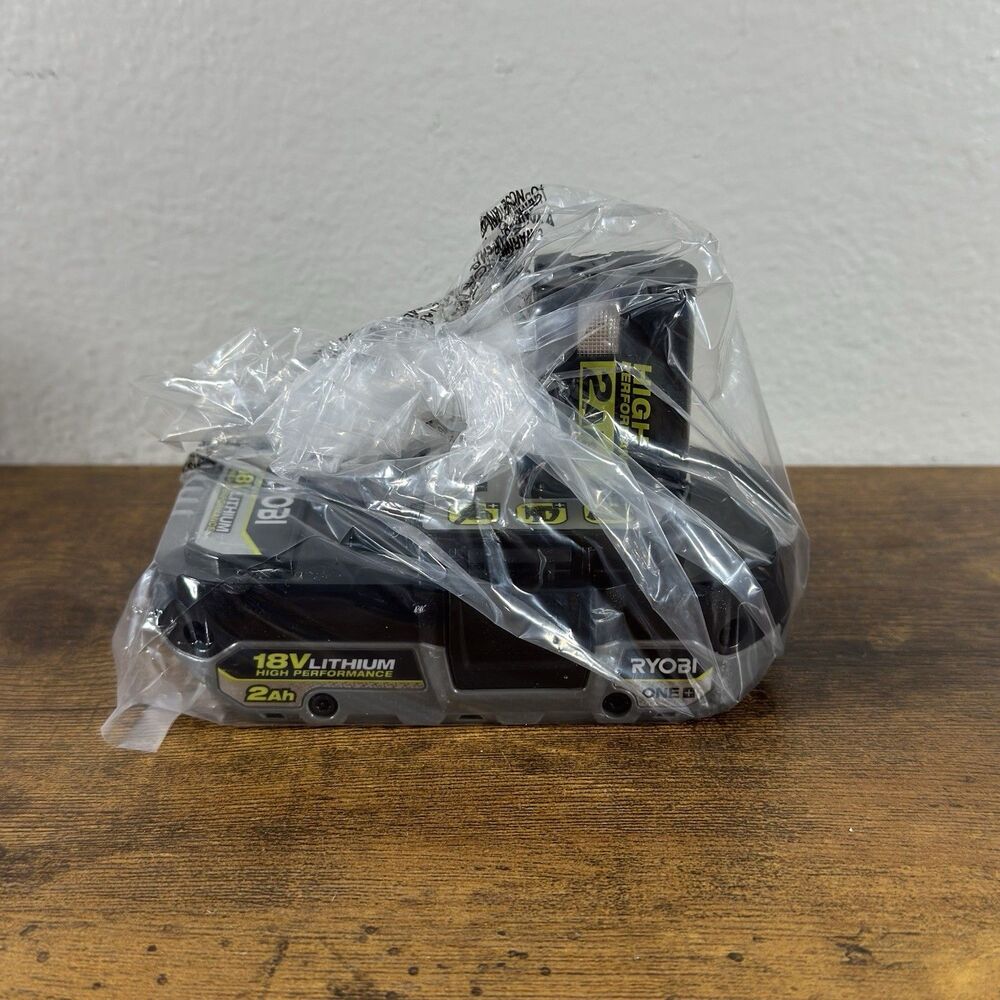 Ryobi ONE+ 18V Lithium-Ion 2 Ah Battery MODEL PBP003 Charger PCG002 New W/O Box - Picture 6 of 11